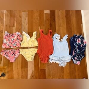 Girls Swimsuit Collection Size 4-5